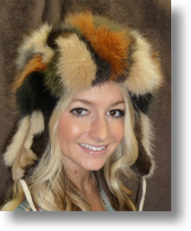 Fur Hat - Mink and Fox Ladies Hat 