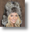 Fur Hat - Silver Fox Sportsman Hat