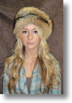 Fur Hat - Coyote Headband