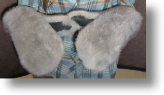 Fur Mittens - Mink Mittens