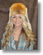 Fur Hat - Red Fox Mountain Man No Face
