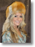 Fur Hat - Red Fox Mountain Man No Face