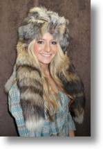 Fur Hat - cross fox mongolian style