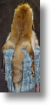 Fur Hat - Red Fox Mountain Man with Face 